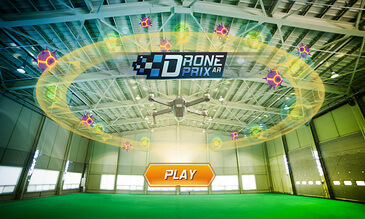 With the new Drone Prix AR game, any space is a racing space.
